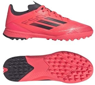 adidas Kids F50 League Astro Turf Junior Football Boots Pink/Black 5