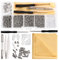 YIXISI 1000 PCS Eyeglass Sunglass Glasses Repair Tool Kit, Spectacles Repair Screws Set, Eyeglass Repair Kit, with Screwdrivers, Silicone Nose Pads, Tweezer, Glasses Cloth, Silver