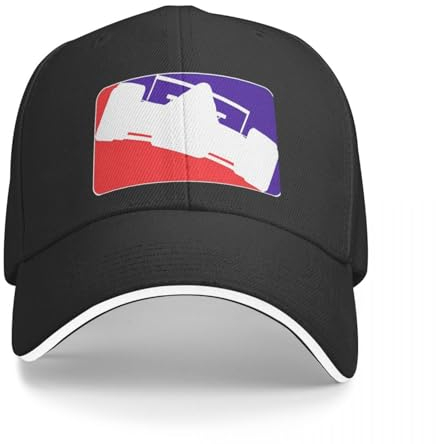 HEBUOUI Sonnenhut Männer IndyCar Auto Rennwagen Baseballmütze Unisex Mode Sonnenhut Motor Motorsport Hüte Verstellbare Sonnenkappen Ganze Neue Mütze Papa Geburtstagsgeschenke