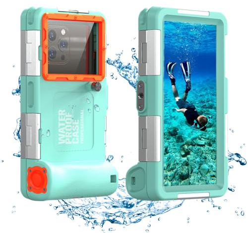 FocRelaxer Custodia impermeabile IPX8 per il nuoto, universale, per smartphone, custodia subacquea per iPhone 15, 14, 13, 11, Samsung S24, S23, S22, Huawei, Google OnePlus, Xiaomi LG (2a generazione),