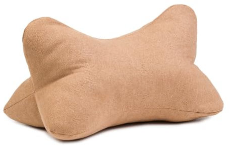 liebling Marco Lesekissen, Leseknochen, Bücherkissen, 100% Polyester, 40 x 25 cm, Farbe: Caramel