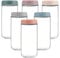 Siocok 6 Pack 25oz Glass Jars with Lids, Reusable Small Mason Jars for Overnight Oats, Canning, Food Prep, Yogurt, Spice, Fruit, Sauce, Cereal, Snacks