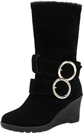 EJIMUQO Regalo Maestre Natale Stivali Bordeaux Tacco Numero 33 Donna Stivali Donna Marroni Tacco Alto Stivali Autunno Inverno Stivali Bambina 34 Stivali Donna Con Tacco Alti