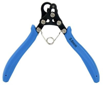 Breeshy Drahtrollzangen-Set zum Drahtwickeln, Biegen, Reparieren, Schmuckherstellungswerkzeug, Rundzange 3 mm