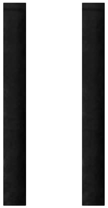 1pair Refrigerator Door Handle Covers Velvet Kitchen Appliance Oven Handle Anti-Skid Door Knob Handle Protector Home Decors for Home(Black)