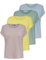 ONLY Haut Onlmoster pour Femme, Lot de 4 (Pop-Corn, Vert Chinois, Bleu poussiéreux, Ethera), XXL
