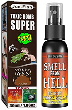 HDFXNCXFC Fart flüssiges Spray, Fart Streichspray, stinkendes Arschspray, Stinkspray, lustige Gag -Geschenke und Streiche, stinkender Arsch Fart, Halloween Aprilscherz 'Tag Streich?