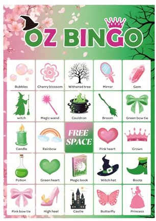 Generisch Hexen Bingo Spiele | Hexen Bingo Kartenspiel für Partys,Gesellschaftsspiel für Klassenfahrten Erwachsenenfeiern Geburtstage Festivals Reisen Familienaktivitäten