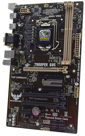 scheda madre Fit For Asus TROOPER B85 Intel LGA 1150 DDR316GB PCI-E 3.0 Supporto I3-4130 I3-4360 I5-4670 I7-4771 ATX