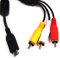 AV Audio/Video Kabel für Panasonic Digitalkameras, kompatibel mit Lumix DMC-FT1, FT2, DMC-GF2, GH1, GH2, TZ6, TZ7, TZ8 und weitere (Siehe Beschreibung)