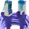 1m - CAT6a - network cable purple - 1 piece CAT 6 A patch cable 10000 Mbit s SFTP PIMF 500 MHz compatible with CAT5 CAT6 CAT7 DSL Internet Switch Router