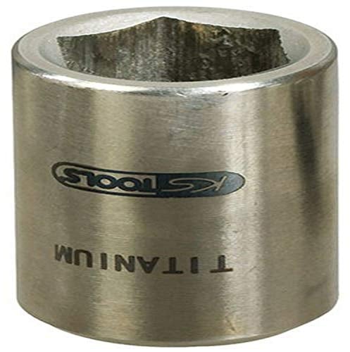 KS Tools 965.3814 3/8 Llave de vaso hexagonal TITANplus, 14 mm