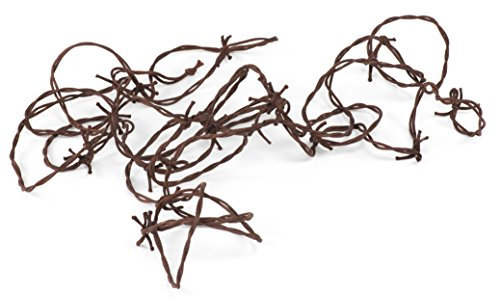 Stacheldraht Dekoration Rost braun 520cm Halloween Deko Palandi®