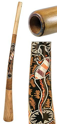 Didgeridoo Teak Wood Painted (55 inch)
