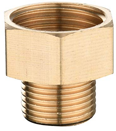 CIENCIA Brass Hose Connector 1/2” Female to 3/8” Male Adapter Fitting for Kitchen Mixer Tap Tails, SBA025A