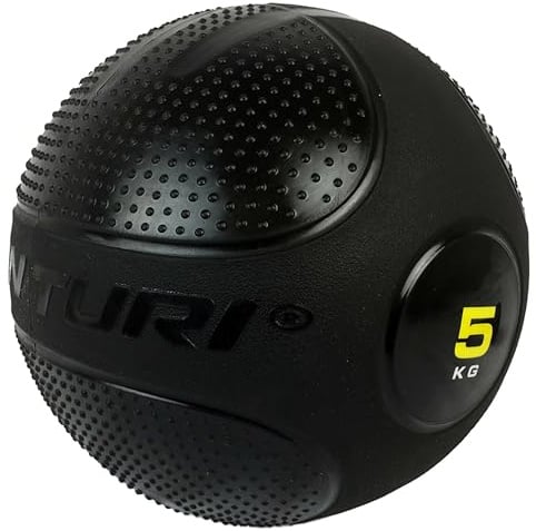 Tunturi Slam Ball, Medizinball in Gewichten von 10 kg, Krafttraining mit Gewichtsball und Functional Training