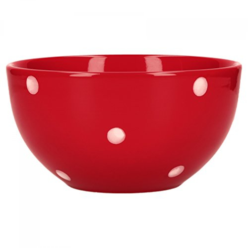 Van Well Emily Bol à céréales Rouge/blanc à pois Ø 145 mm