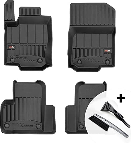 moto-MOLTICO 3D Gummimatten Auto, 4-teiliges Set, Allwetter Gummi Fußmatten, Antirutsch & Wasserfest Autoteppiche - passend für Mercedes-Benz ML-Klasse III W166 2011-2015