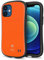 iFace First Class per iPhone 12 Mini - Simpatica Custodia Protettiva Ibrida [Guscio Rigido + Paraurti] Antiurto per Telefono [Sottoposta a Test di Caduta] Case iPhone 12 Mini – Arancio Orange