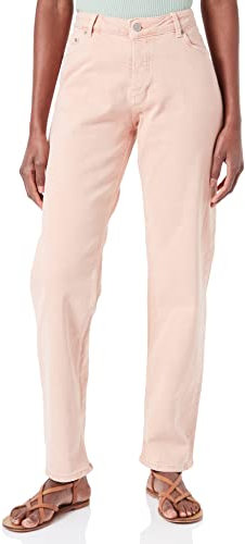 JACK & JONES Jjxx Jxseoul Straight Mw Akm Sn Jeans, Donna, Rosa (Cameo Rose), 27W / 30L