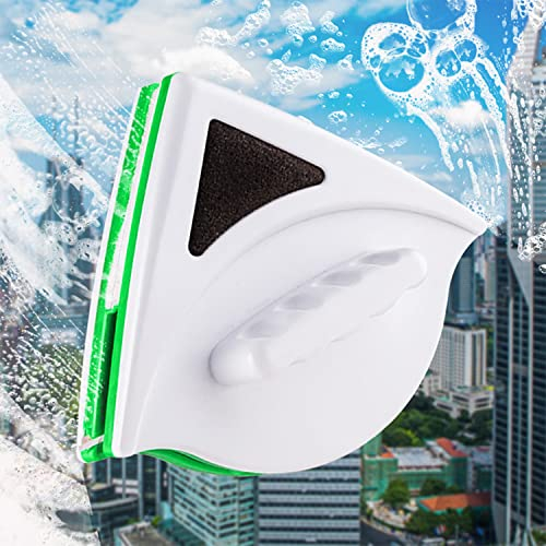 Podazz Limpiador magnético de ventanas para doble acristalamiento de 20-30 mm, equipo profesional de limpieza de ventanas con diseño de mango ergonómico magnético fuerte, color verde