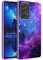 YINLAI für Samsung Galaxy A53 5G Hülle,Handyhülle Samsung A53 Muster Leuchtet im Dunkeln TPU Bumper PC Schale Fallschutz Kratzfest Cover Case Schutzhülle für Samsung Galaxy A53 5G,Nebula Blau