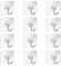 Adhesive Wall Hooks Bathroom Kitchen 12 Packs Heavy Duty 22lb(Max) Nail Free Sticky Hangers with Stainless Utility Towel Bath Ceiling Hooks