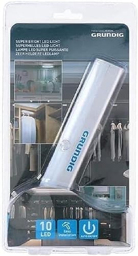 GRUNDIG LED-Balken - 10 Lichter - Einfache Montage - Extra hell - Weiß