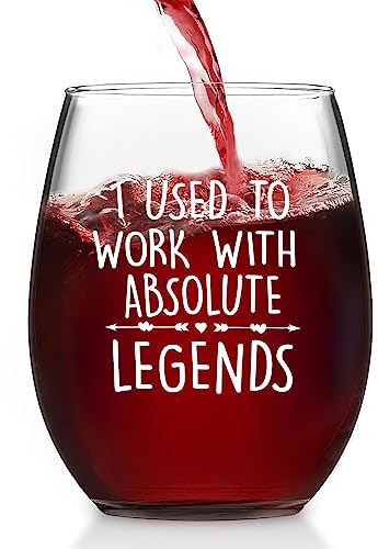 Joymaking Wine Glass - 15 Oz, Perfect for Retirement, New Job, or Good Luck Gifts for Colleagues - Funny & Leaving Gifts for Men & Women