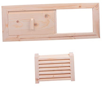 Elegant Vent Sauna Air Vent Blinds Steam Room Equipment Durable and Sauna Ventilation