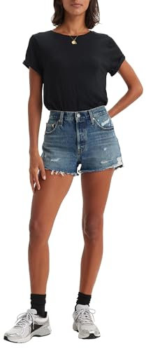 Levi's 501 Original Shorts Pantalones Cortos, The Future Is Now, 54W para Mujer