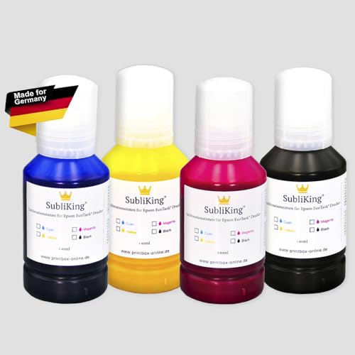 560ml Sublimationstinte für Epson EcoTank Flaschen 101, 102, 103, 104, 105, 106