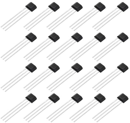 PATIKIL Hall Effekt Sensoren 40 Pack Magnetische Detektor Hall Schalter Einpolig Hall IC für Elektroprojekte Schaltkreis Vcc 4 bis 24V