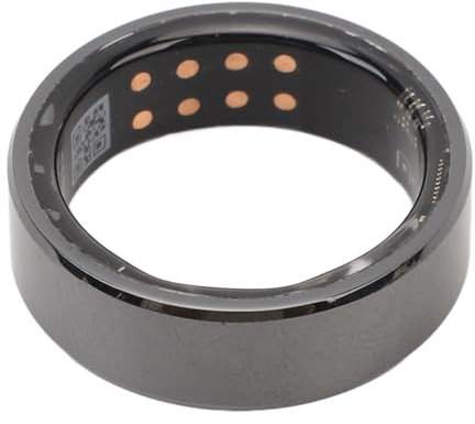 Gesundheits-Tracker-Ring, Kabelloses Laden, 18-mAh-Akku, Modisches Design, Leichter Smart-Ring Zur Überwachung der Körpertemperatur, Schlafschritt (Größe 7)