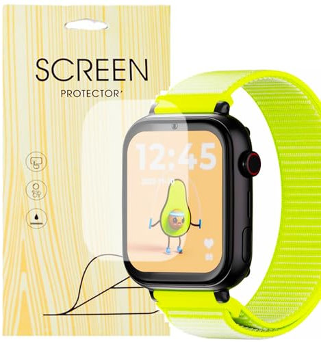 MBROS Compatible para [6 Pedazo Protector] Blando Protector Pantalla Compatible para Smartwatch SaveFamily SaveWatch Plus Reloj Inteligente niño 1,72 Pulgadas (6 Pedazo Protector)