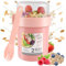 Bubuny Gobelets à Céréales, Tasses à Céréales à Yaourt avec Couvercles et Cuillère, Réutilisable Bol Muesli a Emporter Yaourt to Go, 560ml + 230ml