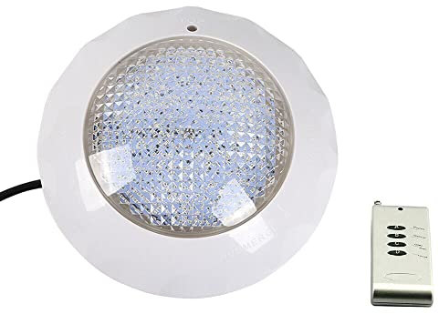 CuCummoo 45W 12V Poolbeleuchtung LED RGB Unterwasser Poollicht Poollampe Fernbedienung kann in Hotel-Schwimmbädern Disco-Schwimmbädern Freibädern Clubhaus-Schwimmbädern 26 * 6cm