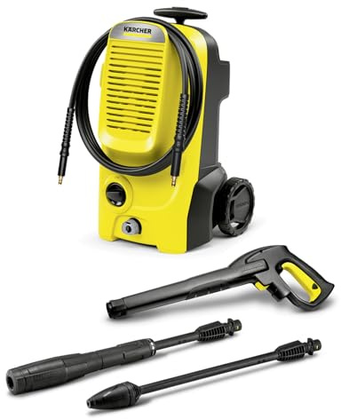 Kärcher Hochdruckreiniger K 5 Classic, Druck: 145 bar, Durchfluss: 500 l/h, Flächenleistung 40 m²/h + Kärcher Hochdruckreiniger-Strahlrohr eco!Booster 145