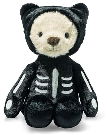 Steiff Kuscheltier Mr. Bones Teddybär, Süßes Stofftier, Kinder, Jungen & Mädchen, Friends, Plüschtier 34 cm, Mehrfarbig, 114168