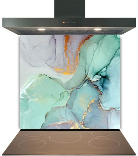 Printed Toughened Glass Splashback for Kitchen, Tempered Heat Resistant Glass Splashbacks for Cookers (Design 2046, 60 x 75cm)
