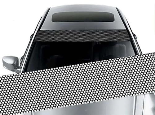 ARRYEDCN Auto Windschutzscheiben Sonnenschutzstreifen, für Peugeot 106 205 206 306 307 309 406 806 807 Frontscheibenaufkleber Sonnenschutzaufkleber Für Die Windschutzscheibe,C