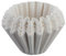 50 Pack Coffee Filters Basket Paper Coffee Filters Small Coffee Maker Single Coffee Pot Pour Over Coffee Makers Tub Mesh Strainer (White, One Size)