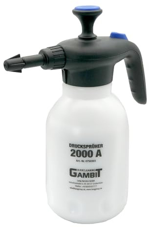Gambit Tools Cleaning Drucksprüher 2000 A, 1,8 Liter, Alkalische Reiniger, EPDM-Dichtung, 3 bar