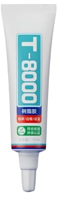VIDOO T8000 Handykleber Klarer Dauerhaft Wasserdichter Mobiltelefon-Display-Ersatzkleber Flüssigkleber für LCD-Touch Handykleber, 15ml