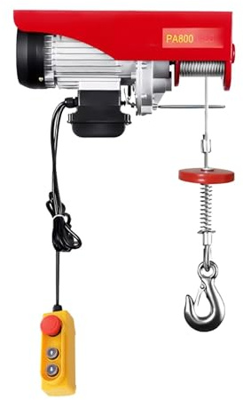 polipastos eléctricos Polipasto Eléctrico De 1450W Capacidad Elevación 800KG 1764LBS Velocidad 10M/MIN Con Cabrestante 220V Control Remoto