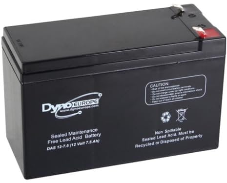 Dyno Europe ACCU ACIDE-PLOMB 12 V - 7.5 Ah 151 x 65 x 99 mm