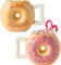 Ceramic Donut Mug - Delicious Pink Glaze Doughnut with Sprinkles - Funny MMM... Donuts! Quote - Best Cup for Coffee, Tea, Hot Chocolate and More - Large 14 oz - Funny Coffee Mug Gift