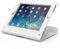 Beelta Kiosk Tablet Ständer - 360 drehbare Basis, Tablet Einzelhandel Ständer Kompatibel mit iPad Air 1,Air 2,Pro 9.7,iPad 5,iPad 6, Metalll, Weiß, BSC102W