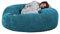 Lounge Pug, 'Mega-Mammoth' Sofa Sitzsack XXL, Schlafsofa, Pom-Pom Türkis