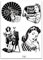A4 Sticker Pinup Sticker selbstklebend - F18